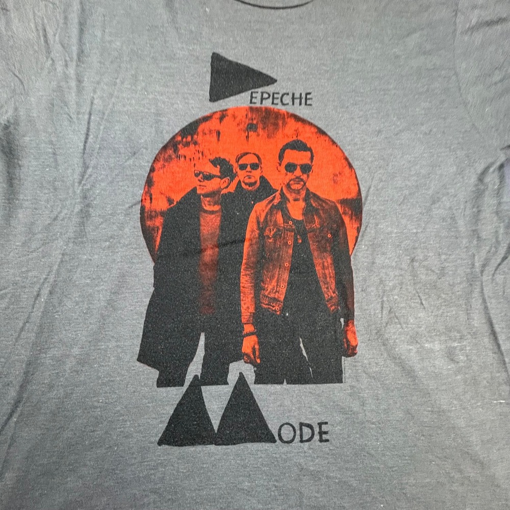 Depeche Mode Delta Machine 2013 Tour Shirt Gray Band Tee Size XL Relaxed Fit - Picture 4 of 7